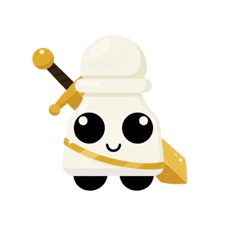 Pawn holding a sword